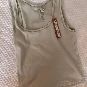 Skims NWT Cotton Rib Tank in Spearmint